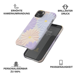 Handyhülle mit glänzender oder matter Oberfläche und vollflächigem rundum Druck. Individuelle Anpassung und schlankes Design vereinen optimalen Schutz und Persönlichkeit.