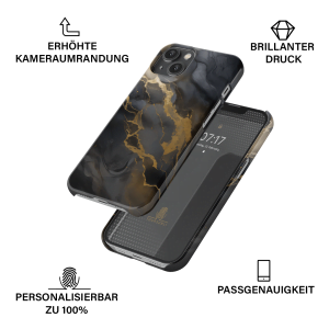 Handyhülle mit glänzender oder matter Oberfläche und vollflächigem rundum Druck. Individuelle Anpassung und schlankes Design vereinen optimalen Schutz und Persönlichkeit.