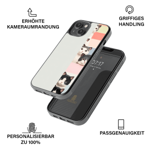 Handyhülle aus robustem, schwarzem TPU-Material und hochwertigem HD-Druck. Individuelle Anpassung und angenehme Handhabung vereinen optimalen Schutz und Persönlichkeit.