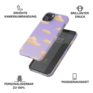 Handyhülle mit glänzender oder matter Oberfläche und vollflächigem rundum Druck. Individuelle Anpassung und schlankes Design vereinen optimalen Schutz und Persönlichkeit.