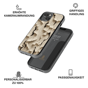 Handyhülle aus robustem, schwarzem TPU-Material und hochwertigem HD-Druck. Individuelle Anpassung und angenehme Handhabung vereinen optimalen Schutz und Persönlichkeit.