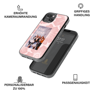 Handyhülle aus robustem, schwarzem TPU-Material und hochwertigem HD-Druck. Individuelle Anpassung und angenehme Handhabung vereinen optimalen Schutz und Persönlichkeit.