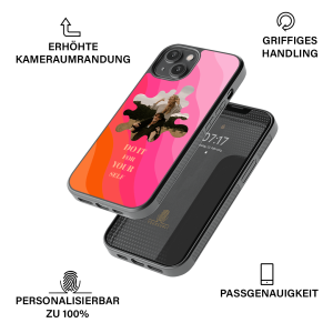 Handyhülle aus robustem, schwarzem TPU-Material und hochwertigem HD-Druck. Individuelle Anpassung und angenehme Handhabung vereinen optimalen Schutz und Persönlichkeit.