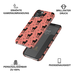 Handyhülle mit glänzender oder matter Oberfläche und vollflächigem rundum Druck. Individuelle Anpassung und schlankes Design vereinen optimalen Schutz und Persönlichkeit.