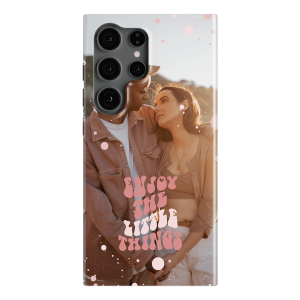 Handyhülle mit glänzender oder matter Oberfläche und vollflächigem rundum Druck. Individuelle Anpassung und schlankes Design vereinen optimalen Schutz und Persönlichkeit.