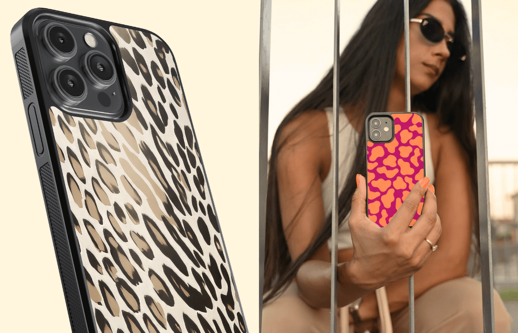 Handyhülle iPhone 13 Pro Max Aura Glass - Lavender Frame 2