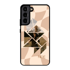 Handyhülle Galaxy 22 Plus Aura Glass - Mosaic Twist Design mit kreativer Bildrahmen