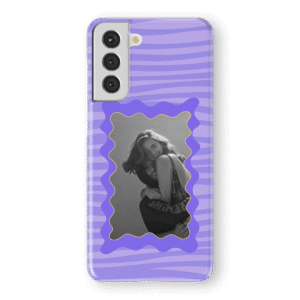 Handyhülle Galaxy 22 Plus Lumina - Lavender Frame Design mit farbiger Rand
