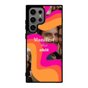 Handyhülle Galaxy 22 Ultra Aura Core - Wave Manifesto Design mit stilisierte Farbflächen