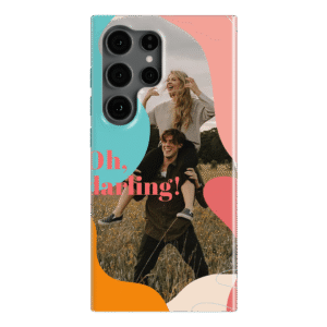 Handyhülle Galaxy 22 Ultra Lumina - ColorSplash Design mit stilisierte Farbflächen