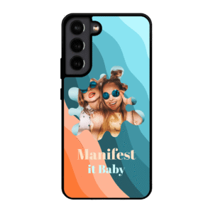 Handyhülle Galaxy 22 Plus Aura Glass - Horizon Manifest Design mit dekorative Linien