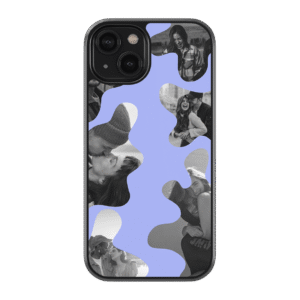 Handyhülle Iphone 13 Mini Aura Core   Lila Patchwork Design Mit Künstlerisches Layout | Yoursubli