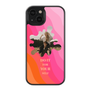 Handyhülle iPhone 13 Mini Aura Glass - FrameJoy Design mit Designerhintergrund