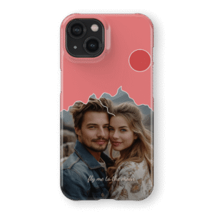 Handyhülle iPhone 13 Mini Lumina - MoonVoyage Design mit gerahmtes Foto