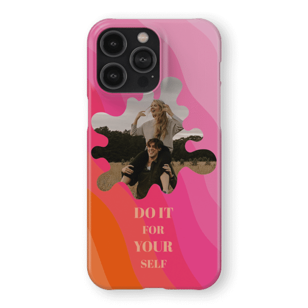 Handyhülle iPhone 13 Pro Max Lumina - FrameJoy Design mit Designerhintergrund