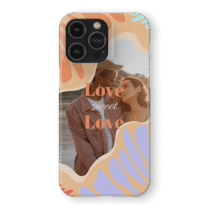 Handyhülle Iphone 13 Pro Max Lumina   Love Frame Design Mit Farbiger Rand | Yoursubli