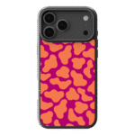 iPhone 17 Pro Max Hülle Aura Core - Peachy Love Design mit schwungvolle Formen