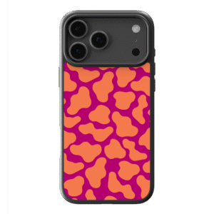 iPhone 17 Pro Max Hülle Aura Core - Peachy Love Design mit schwungvolle Formen