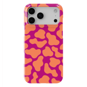 iPhone 17 Pro Max Hülle Lumina - Peachy Love Design mit schwungvolle Formen