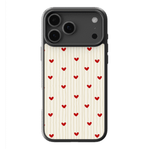 iPhone 17 Pro Max Hülle Aura Core - Heartstrings Design mit starke Linienführung