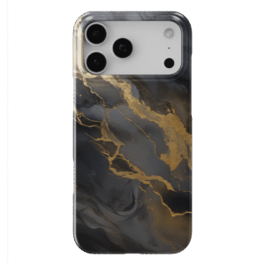 iPhone 17 Pro Max Hülle Lumina - Gold Vein Design mit dominante Farbflächen
