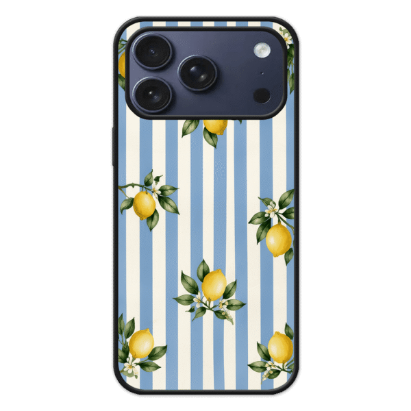 Handyhülle iPhone 17 Pro Max Aura Glass - Amalfi Lemons Design
