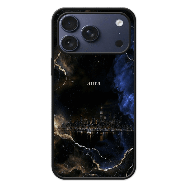 Handyhülle iPhone 17 Pro Max Aura Glass - Aura Lights Design