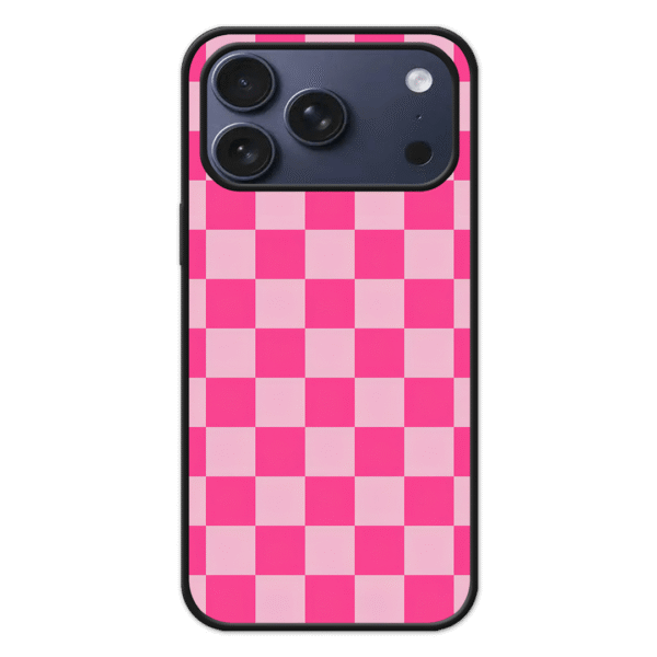 Handyhülle iPhone 17 Pro Max Aura Glass - Blush Grid Design