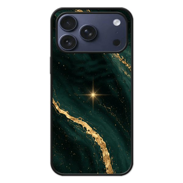 Handyhülle iPhone 17 Pro Max Aura Glass - Emerald Haze Design