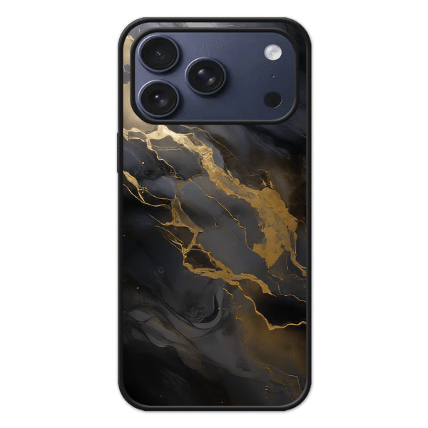 Handyhülle iPhone 17 Pro Max Aura Glass - Gold Vein Design