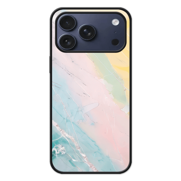 Handyhülle iPhone 17 Pro Max Aura Glass - Pastel Stone Design