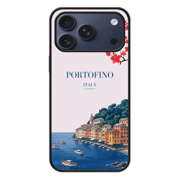 Handyhülle iPhone 17 Pro Max Aura Glass - Portofino Postcard Design